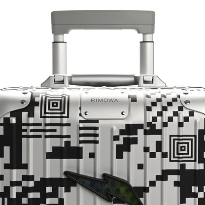 Rimowa X RTFKT Polycarbonate Printed Original Twist Cabin Silver Black 7 of 12