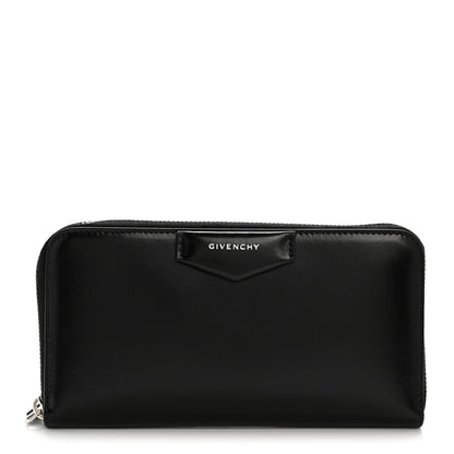 Givenchy Box Calfskin Antigona Continental Zip Around Wallet Black 1 of 10