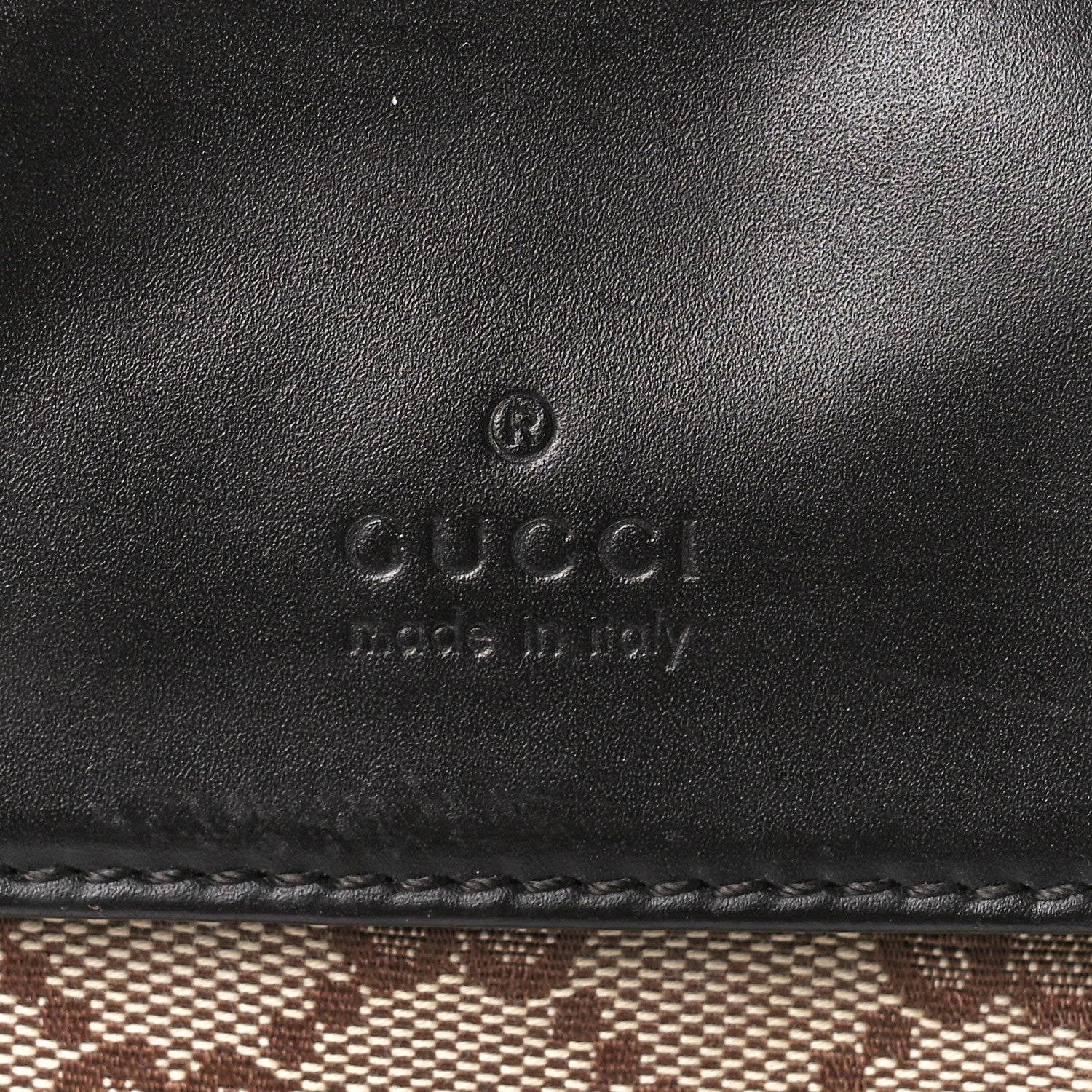 Gucci GG Monogram Double Pocket Belt Bag Dark Brown 9 of 14