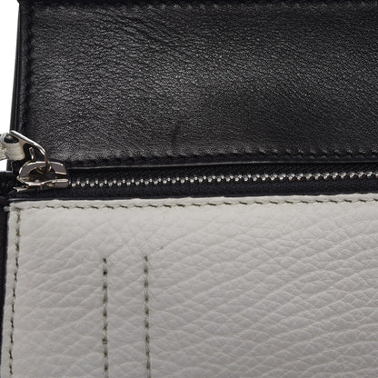 Celine Supple Calfskin Medium Bi-Color Edge Shoulder Bag Cream 10 of 10