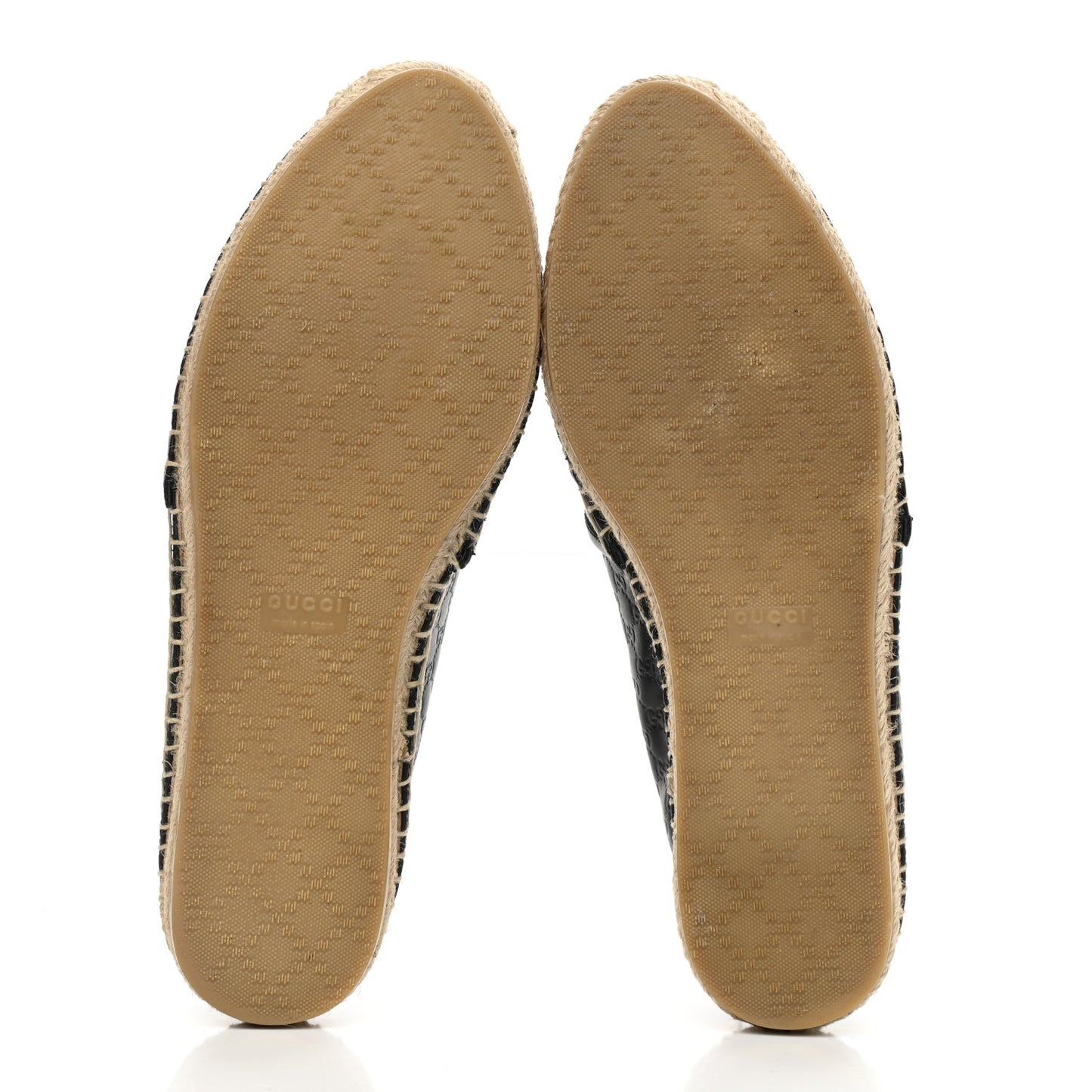 Microguccissima Signature Espadrilles 38.5 Black