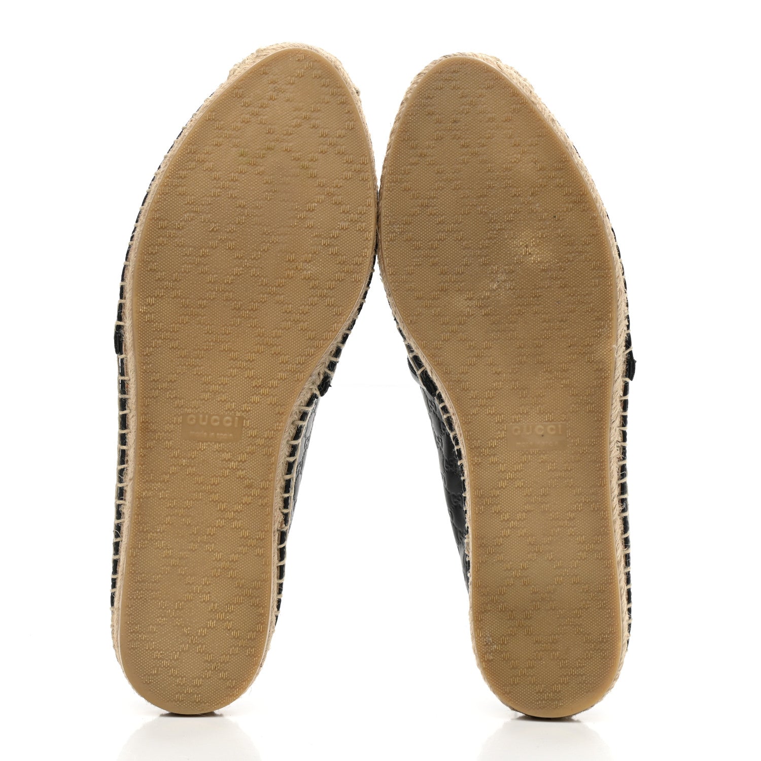 Gucci Microguccissima Signature Espadrilles 38.5 Black 5 of 11