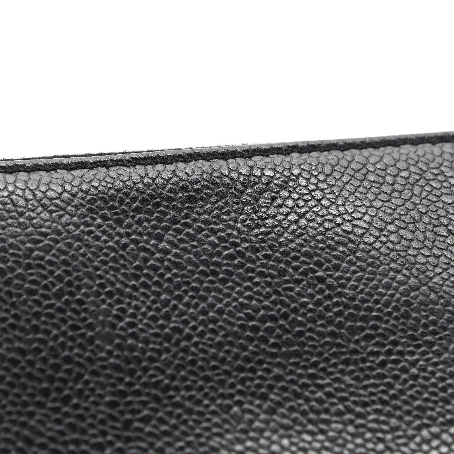 Chanel Caviar Large Timeless CC Cosmetic Pouch Black 10 of 10