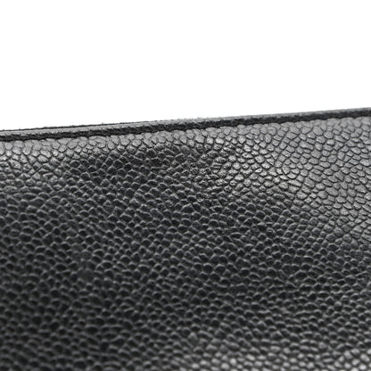Chanel Caviar Large Timeless CC Cosmetic Pouch Black 10 of 10