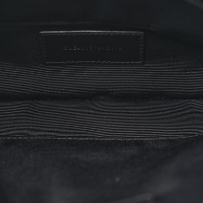 Saint Laurent Suede Calfskin Small Fringe Crossbody Bag Black 5 of 12