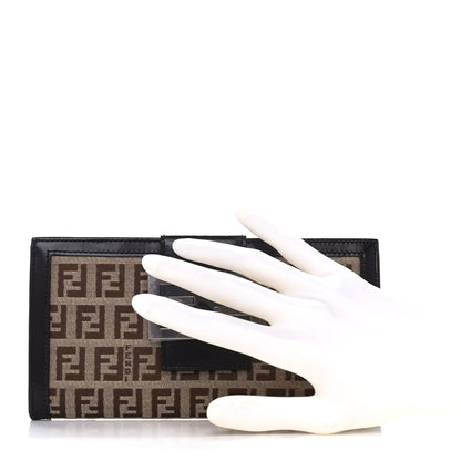 Fendi Zucchino Forever Continental Wallet Brown 2 of 13