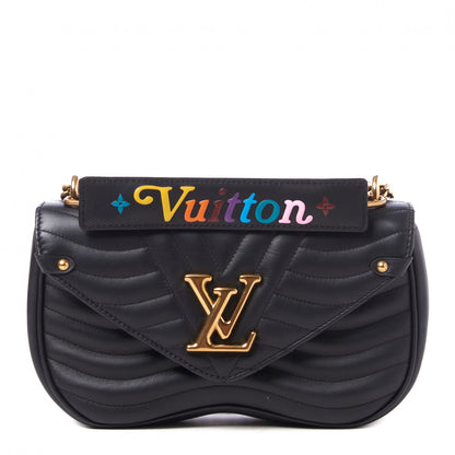 Louis Vuitton Calfskin New Wave Chain MM Black 1 of 8
