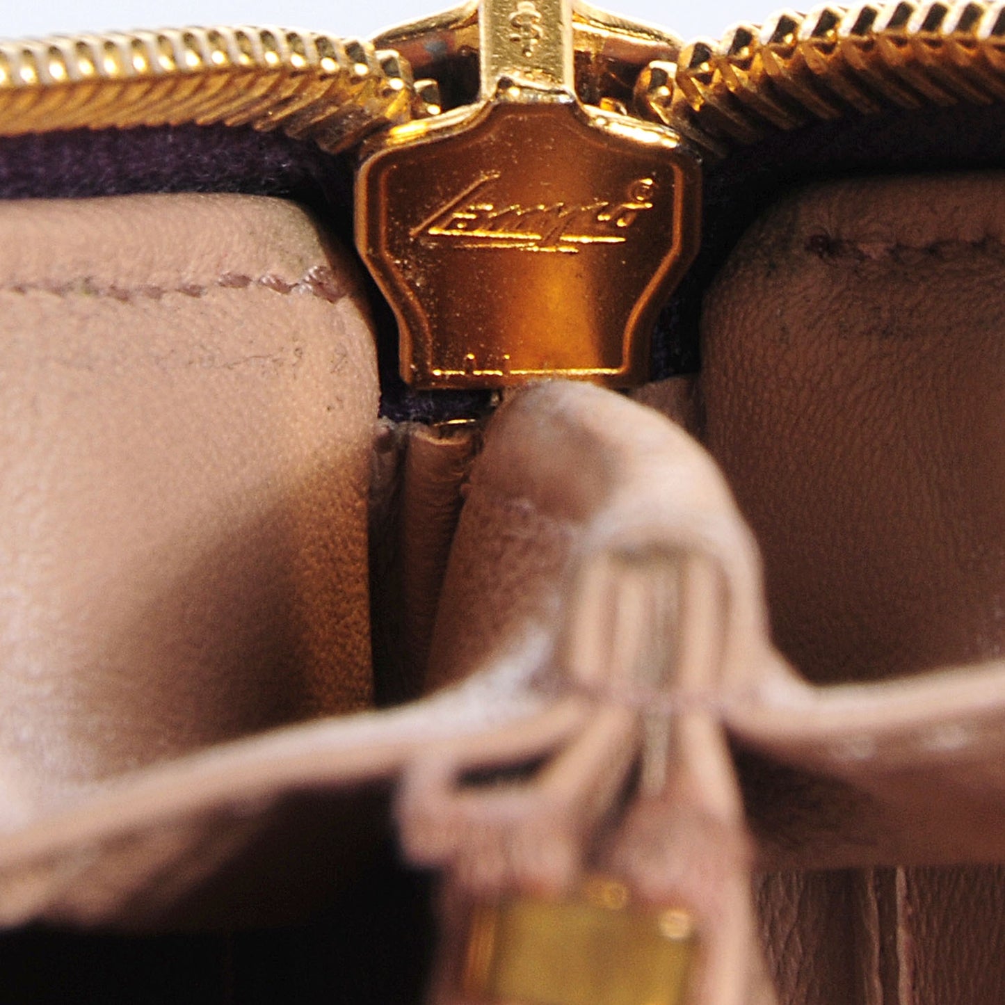 Vernice Zip Around Wallet Purple Ciclamino