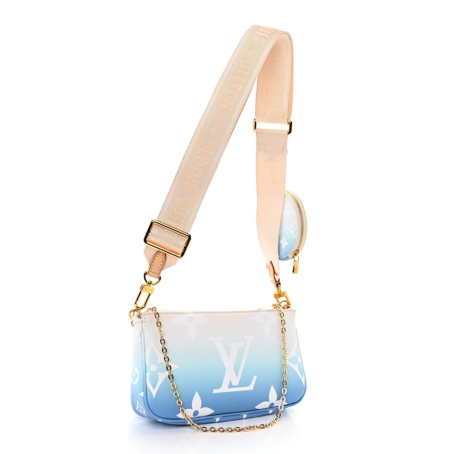 Monogram Giant By The Pool Multi Pochette Accessories Blue