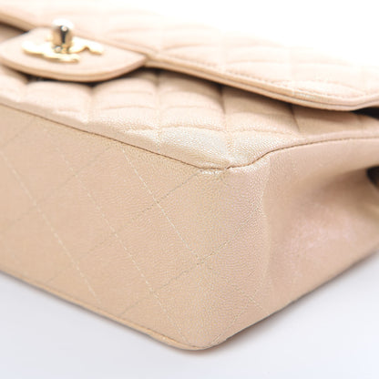 Chanel Iridescent Caviar Quilted Small Double Flap Beige 9 of 9
