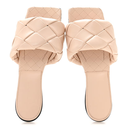 Bottega Veneta Nappa Maxi Intrecciato Lido Flat Sandals 38.5 Bandage 2 of 8