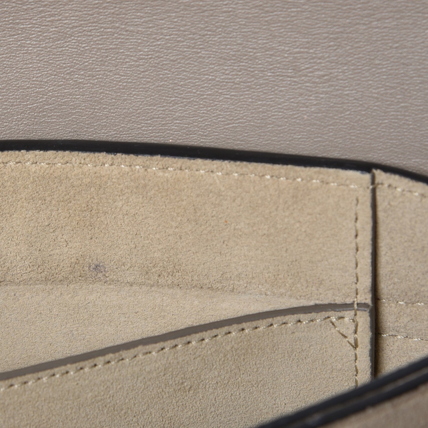 Chloe Suede Calfskin Small Faye Shoulder Bag Motty Grey 8 of 13