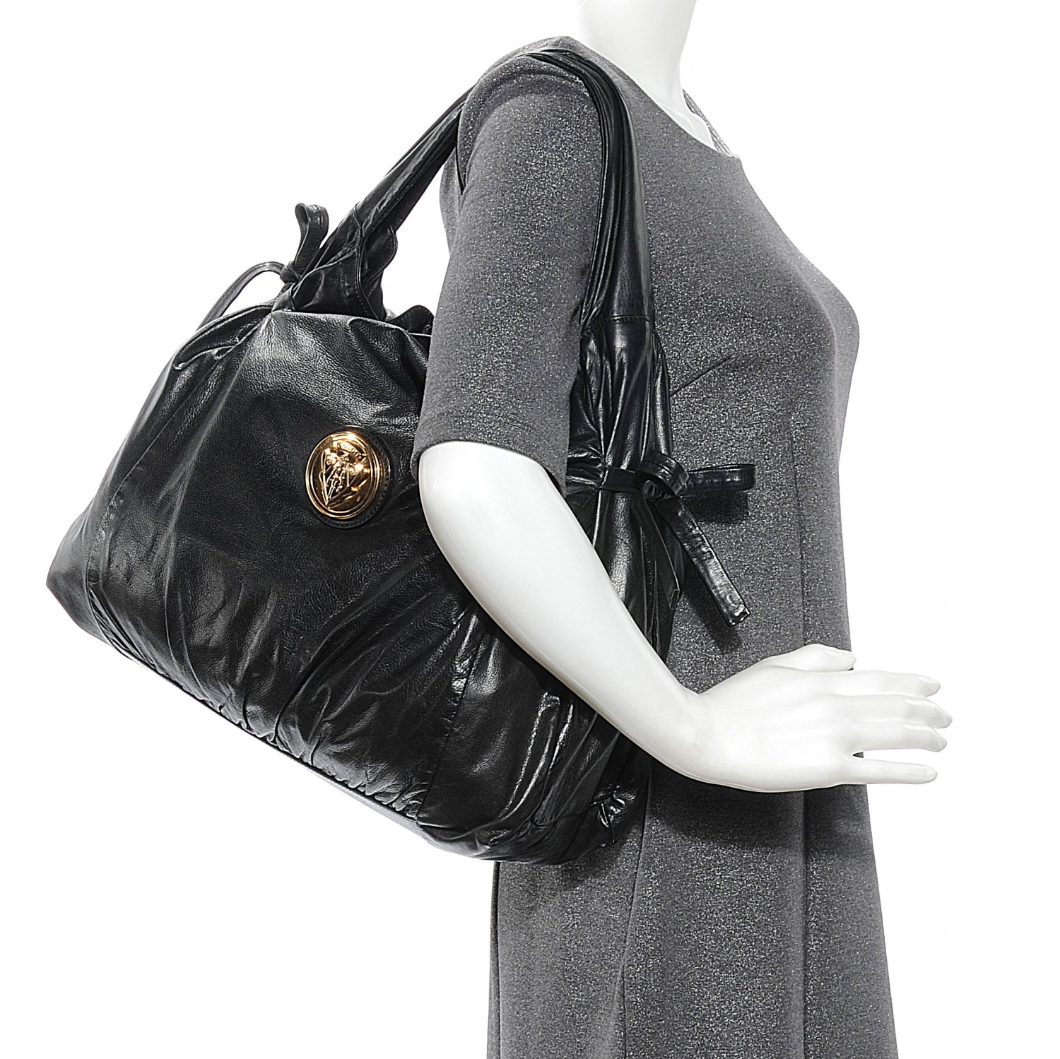 Gucci Leather Medium Hysteria Black 2 of 8