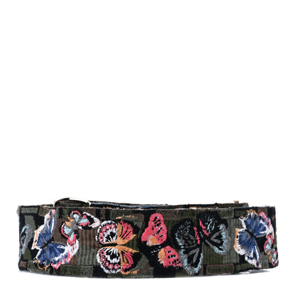 Valentino Garavani Canvas Camubutterfly Rockstud Guitar Strap Multicolor 2 of 6