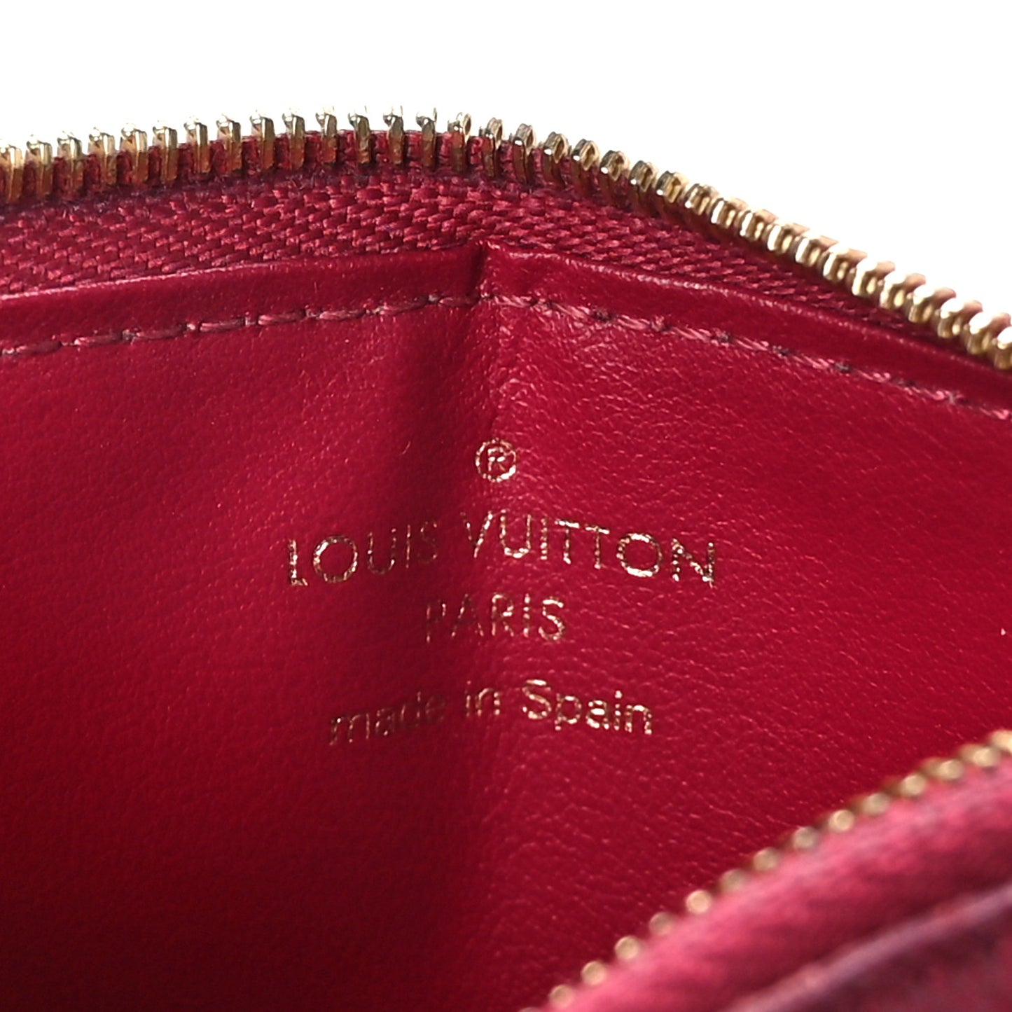 Monogram Zipped Card Holder