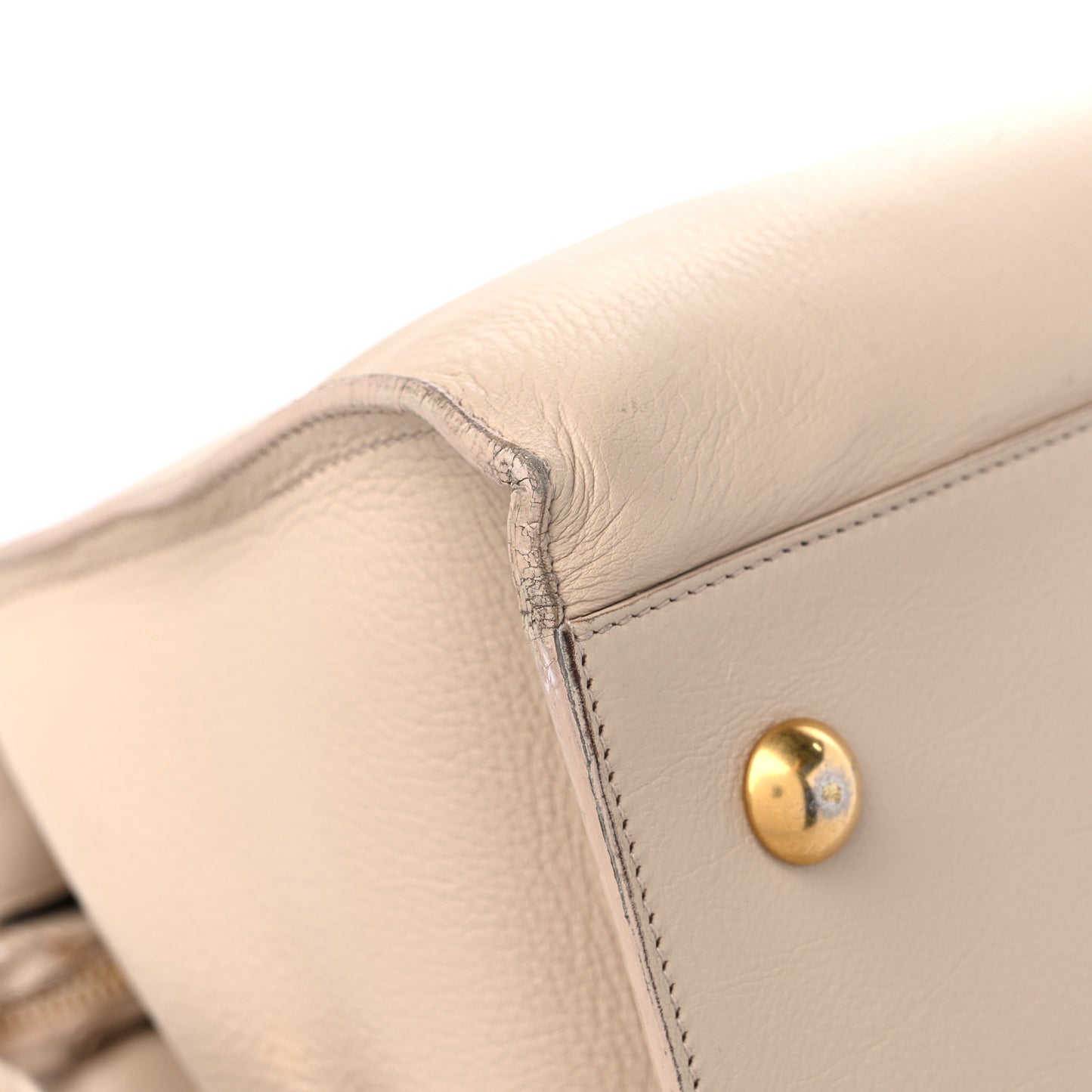 Calfskin Medium Classic Y Cabas Beige