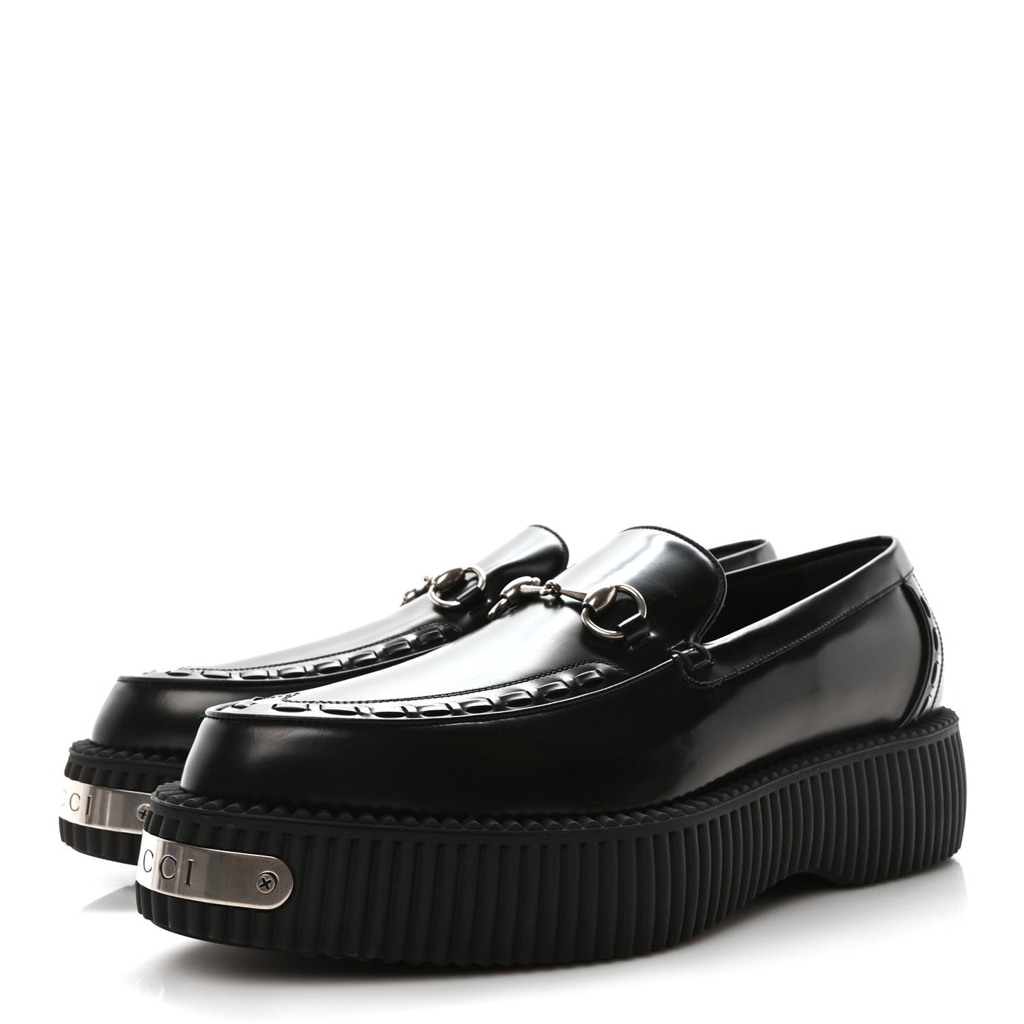 Magnum Calfskin Mens Horsebit Creeper Loafers 11.5 Black