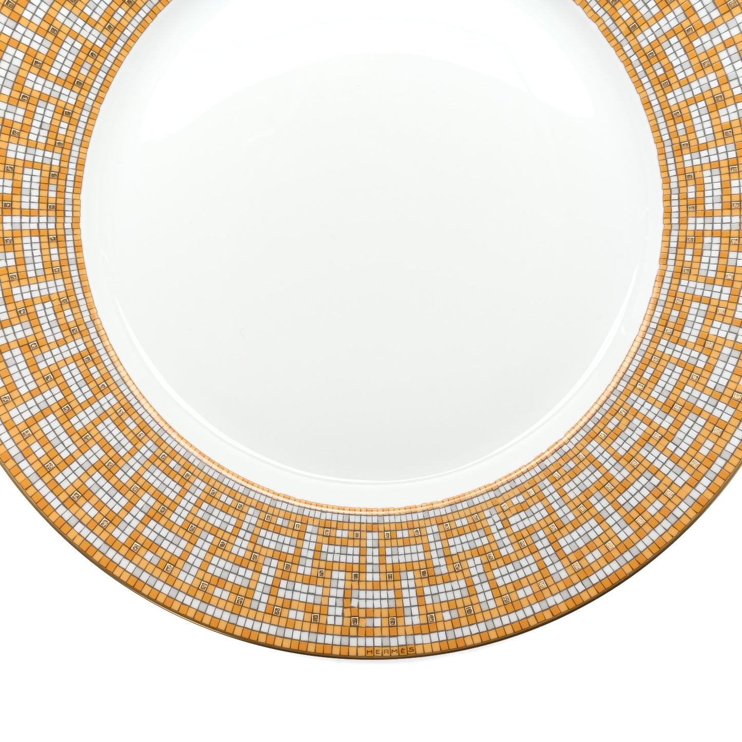 Porcelain Mosaique Au 24 Gold Dinner Plate Set of 2