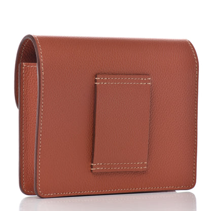 Hermes Evercolor Bi-Color Roulis Slim Wallet Blush Bleu Frida 4 of 7