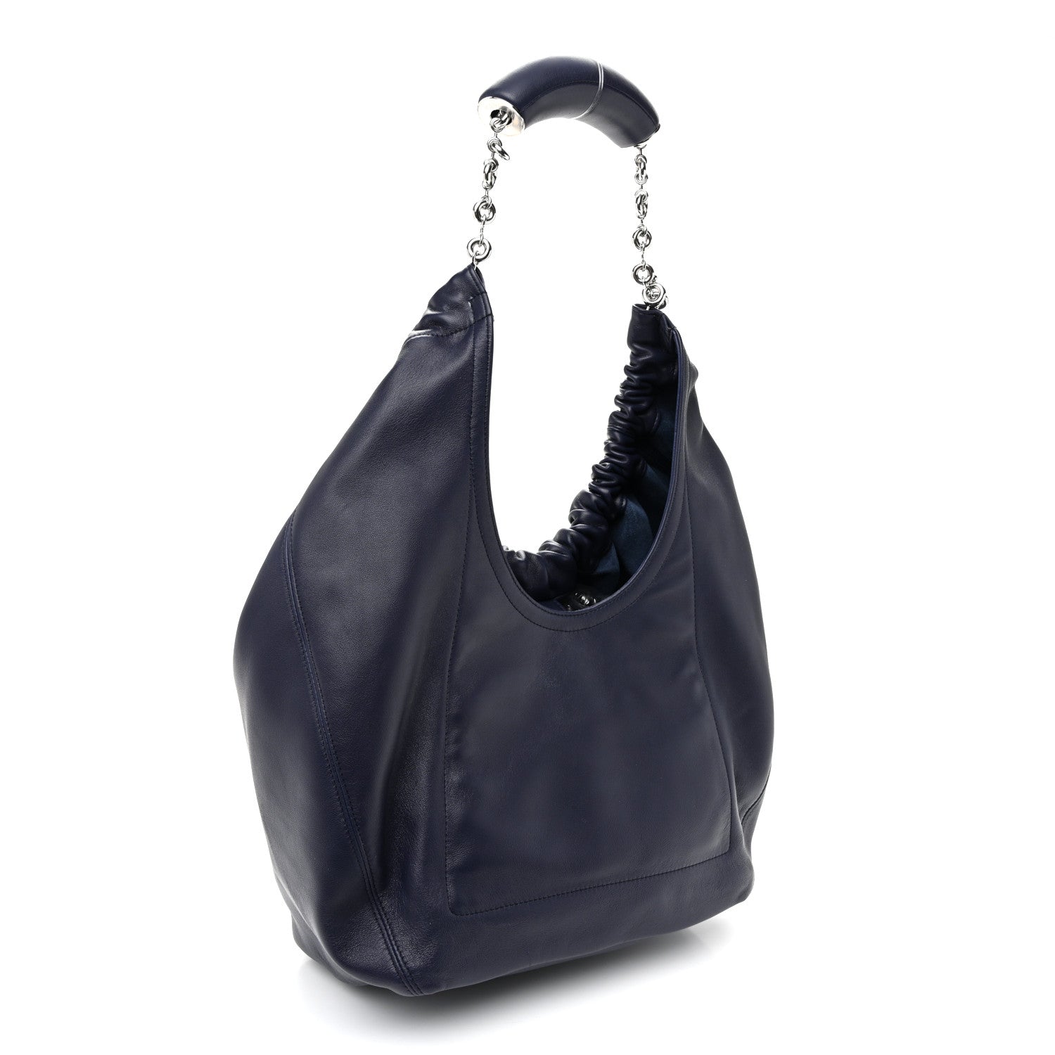 Loewe Nappa Small Squeeze Bag Abyss Blue 3 of 9