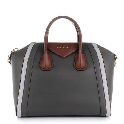 Givenchy Smooth Calfskin Medium Tri-Color Antigona Dark Grey 1 of 7
