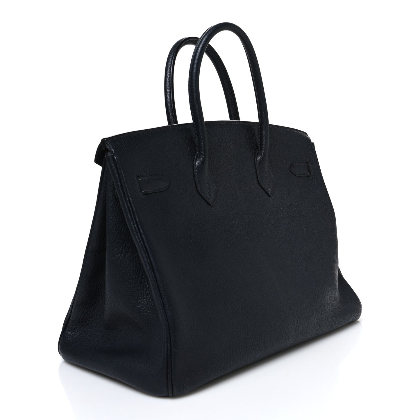 Chevre De Coromandel Birkin 35 Black