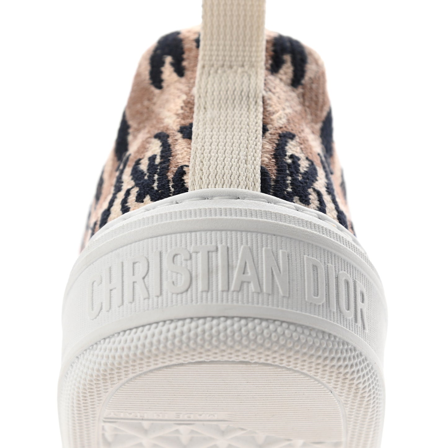 Canvas Tie and Dior Embroidered Womens Solar Slip On Sneakers 37 Multicolor