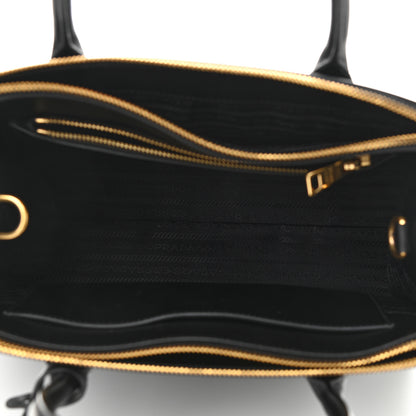 Prada Saffiano City Calfskin Greche Paradigme Bag Black 5 of 10