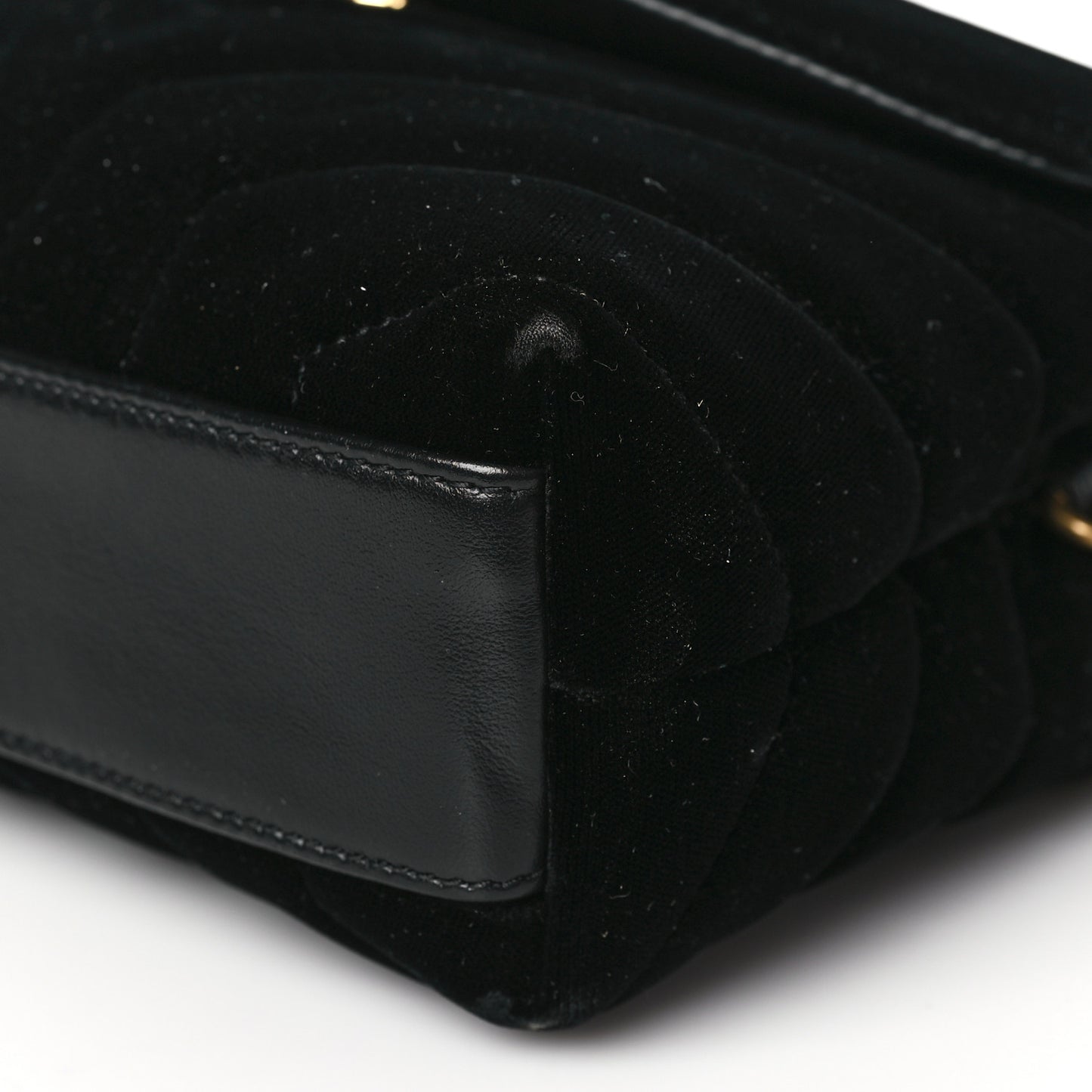 Velvet Y Quilted Monogram Toy Loulou Chain Satchel French Black