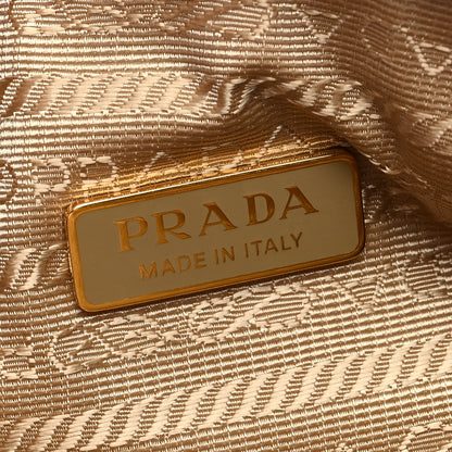 Prada Soft Lux Calfskin Re-Edition 2002 Shoulder Bag Travertine 6 of 9