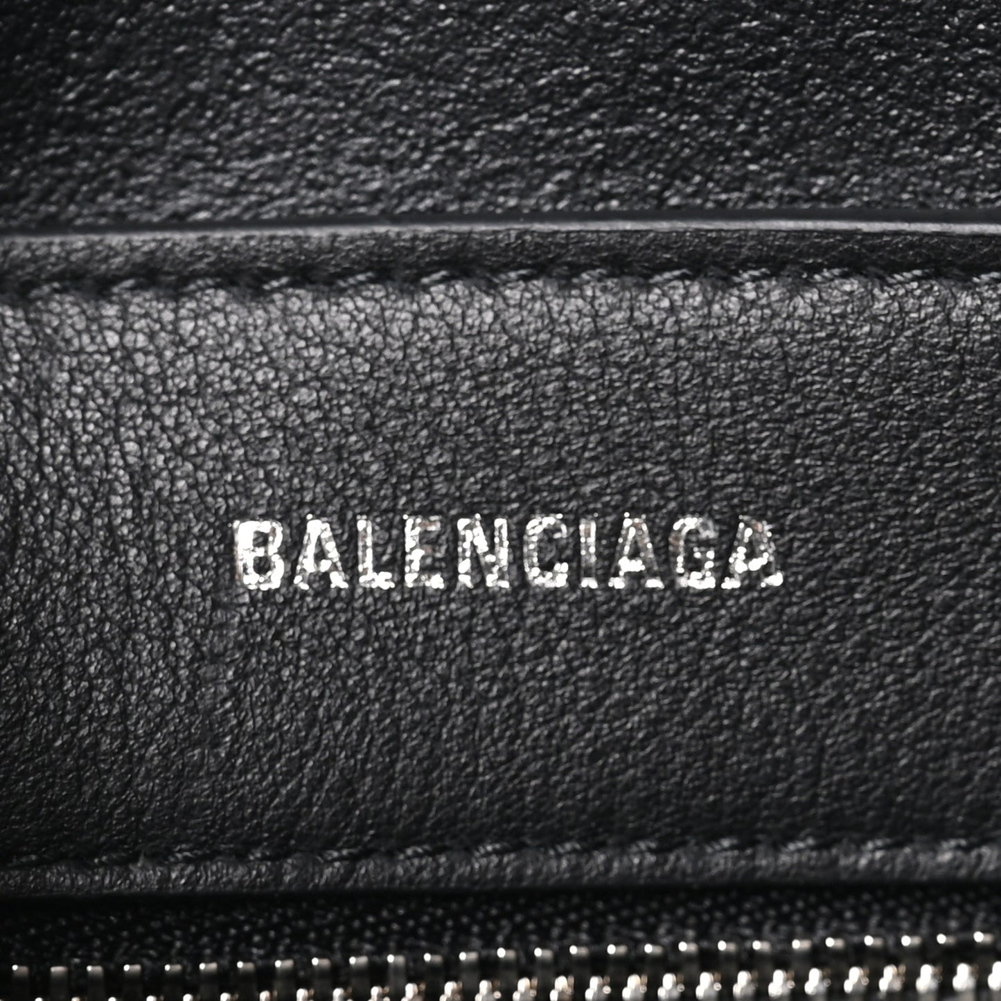 Smooth Calfskin Logo Double Sided XXS Everyday Tote Black White