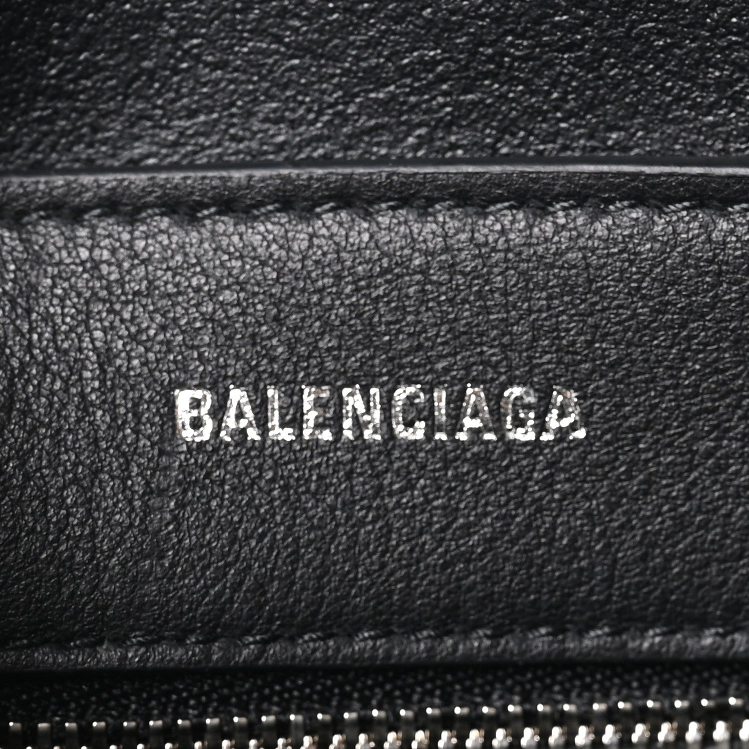 Balenciaga Smooth Calfskin Logo Double Sided XXS Everyday Tote Black White 6 of 9