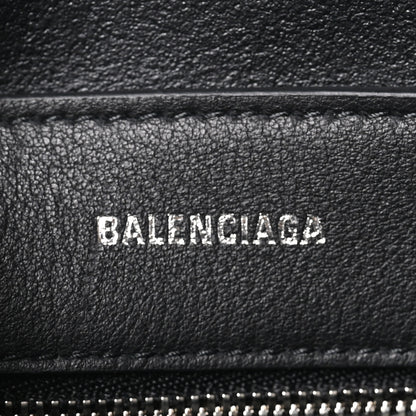 Balenciaga Smooth Calfskin Logo Double Sided XXS Everyday Tote Black White 6 of 9