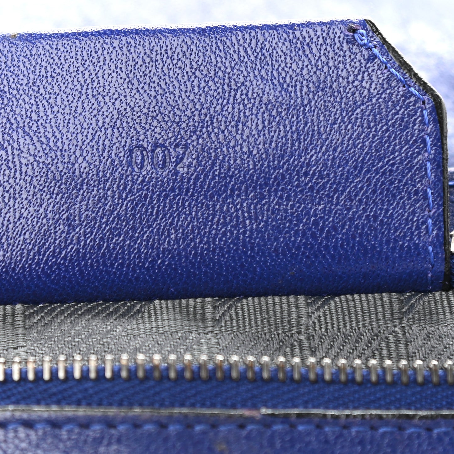 Lambskin Fringe Medium PS1 Satchel Cobalt Blue