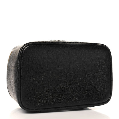 Chanel Caviar CC Vanity Cosmetic Case Black 4 of 10