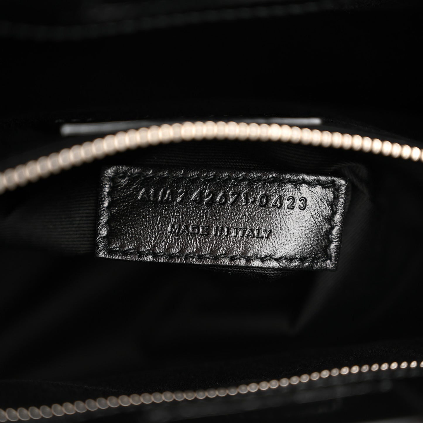 Patent Calfskin Suzanne Shopping Tote Black