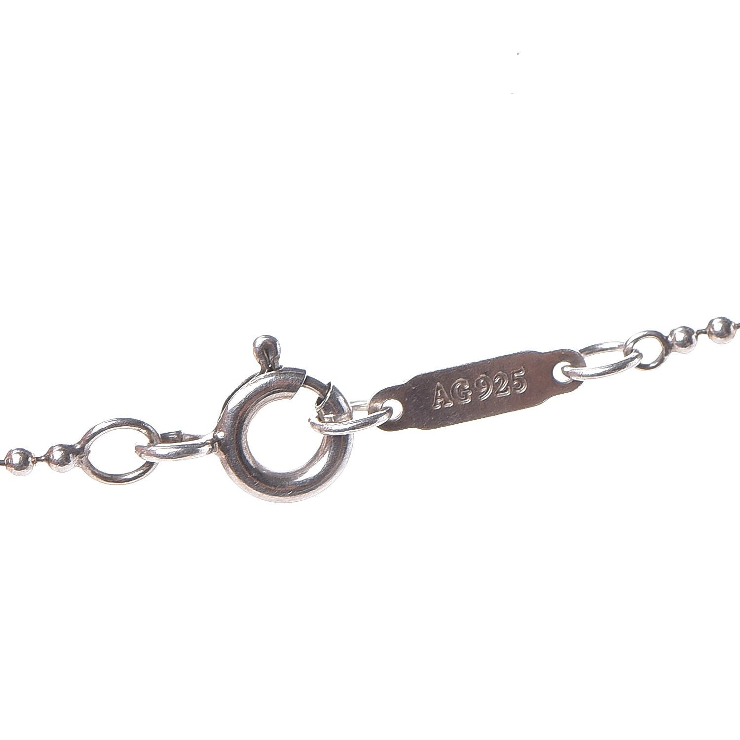 Tiffany Sterling Silver Return to Tiffany Heart Key Pendant Necklace 6 of 6