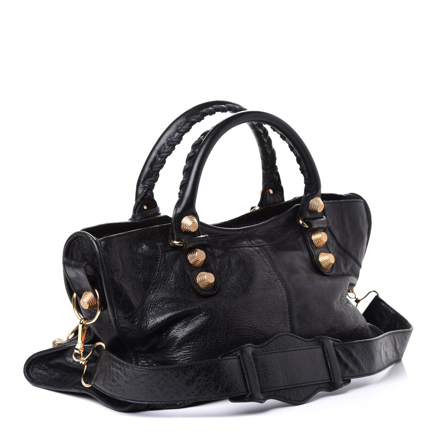 Balenciaga Agneau Giant 21 Gold Hardware Part Time Black 2 of 4