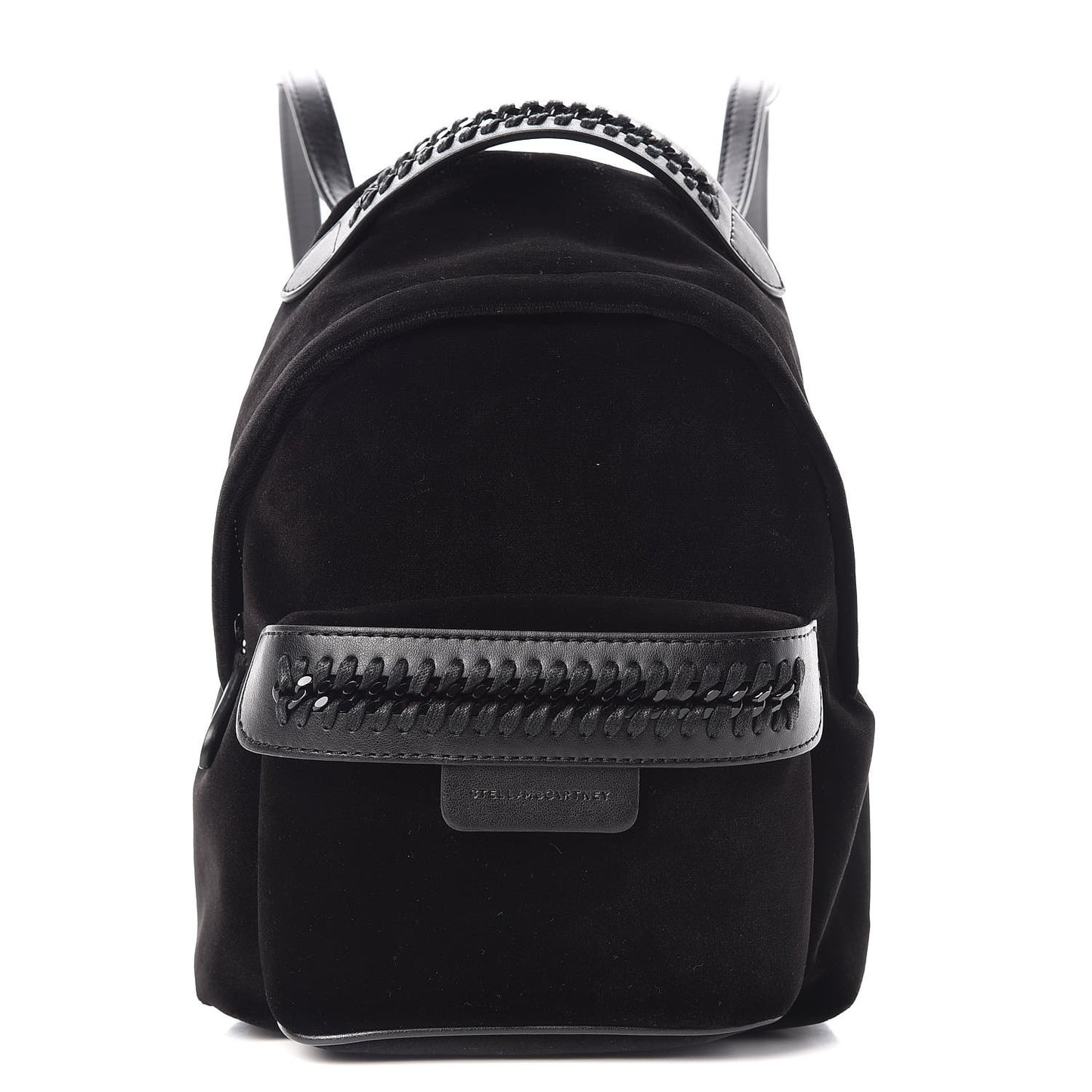 Velvet Mini Falabella GO Backpack Black