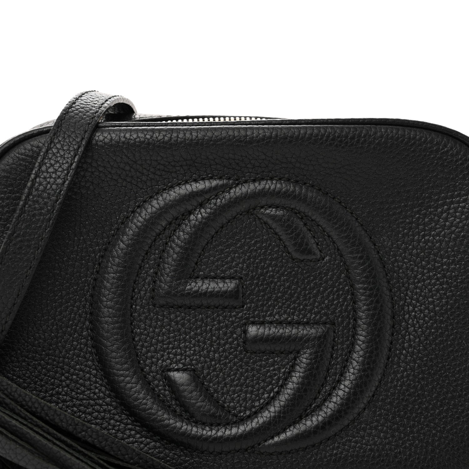 Gucci Pebbled Calfskin Small Soho Disco Bag Black 8 of 11
