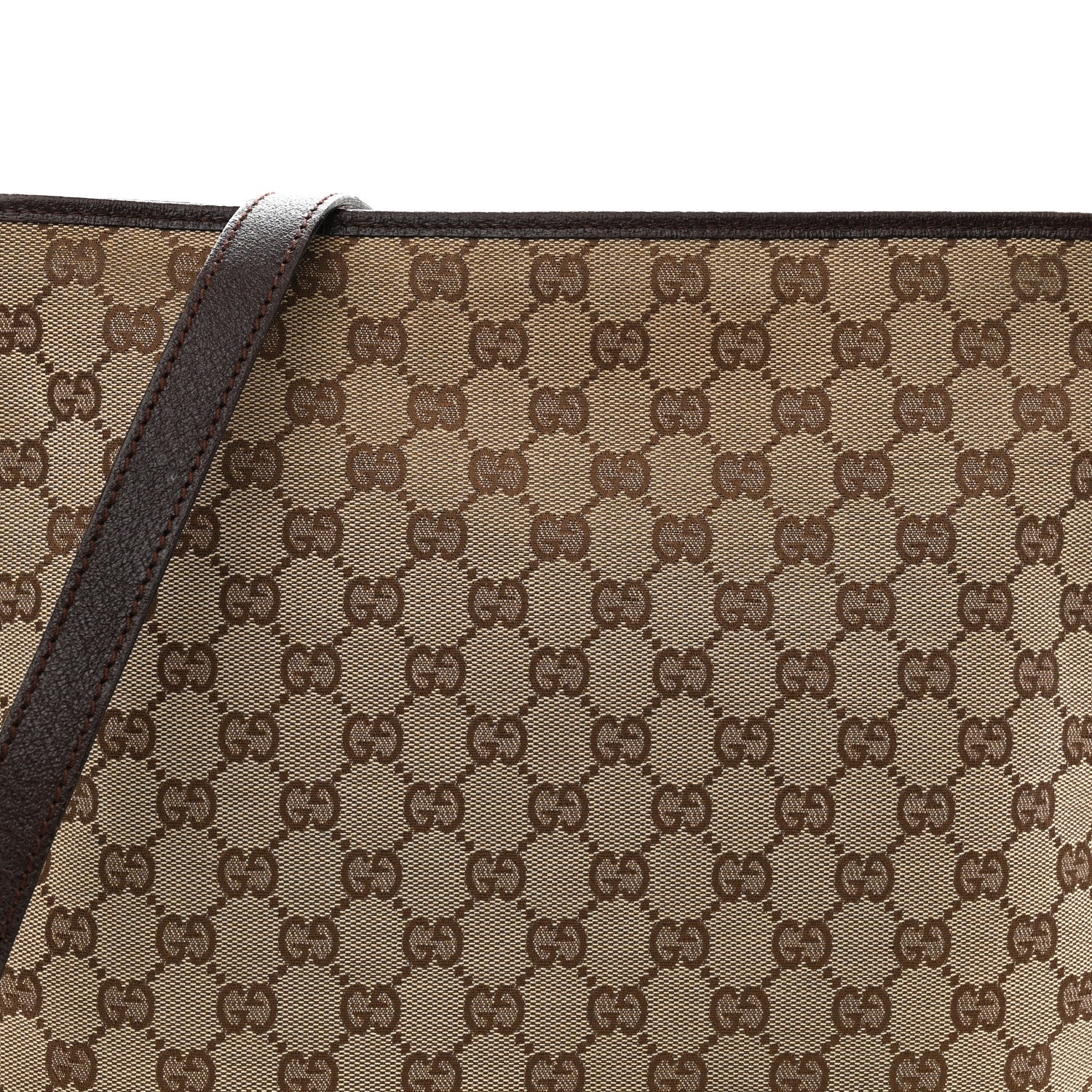 Gucci GG Supreme Monogram Medium Flat Messenger Bag Dark Brown 8 of 12