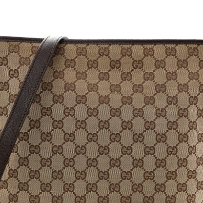 Gucci GG Supreme Monogram Medium Flat Messenger Bag Dark Brown 8 of 12