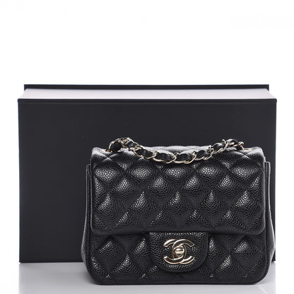 Chanel Caviar Quilted Mini Square Flap Black 8 of 8
