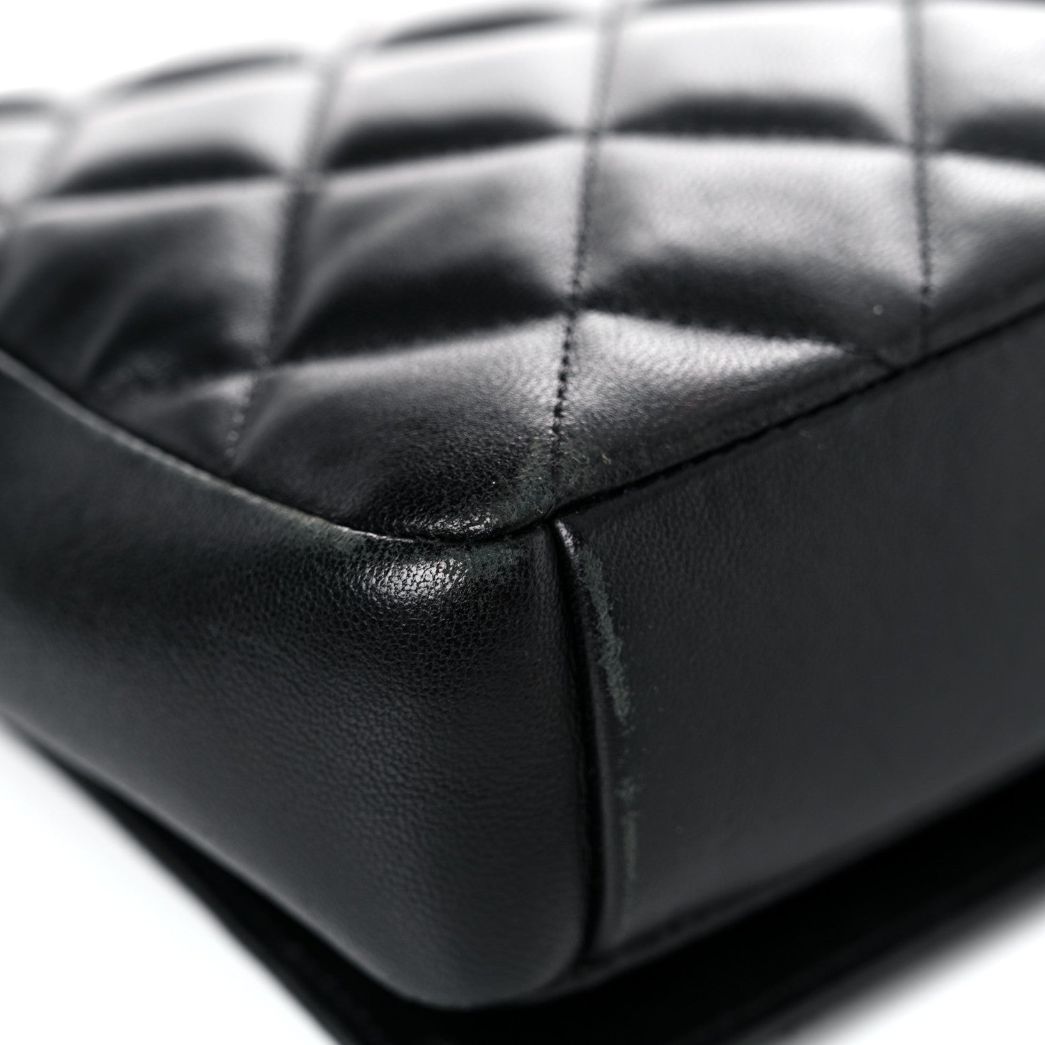 Chanel Lambskin Quilted Small Diamond CC Flap Black 9 of 26