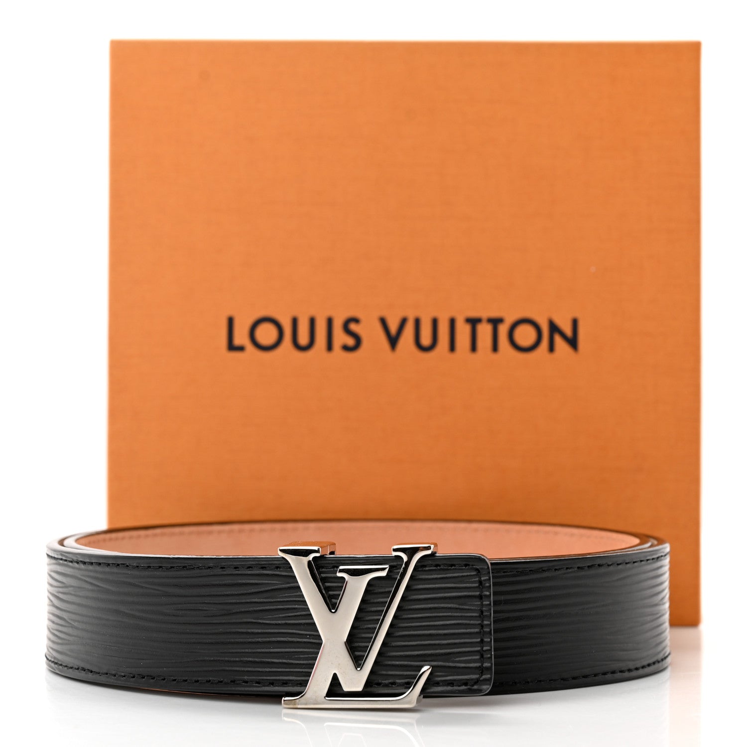 Louis Vuitton Epi 30mm LV Initiales Belt 80 32 Black 7 of 8
