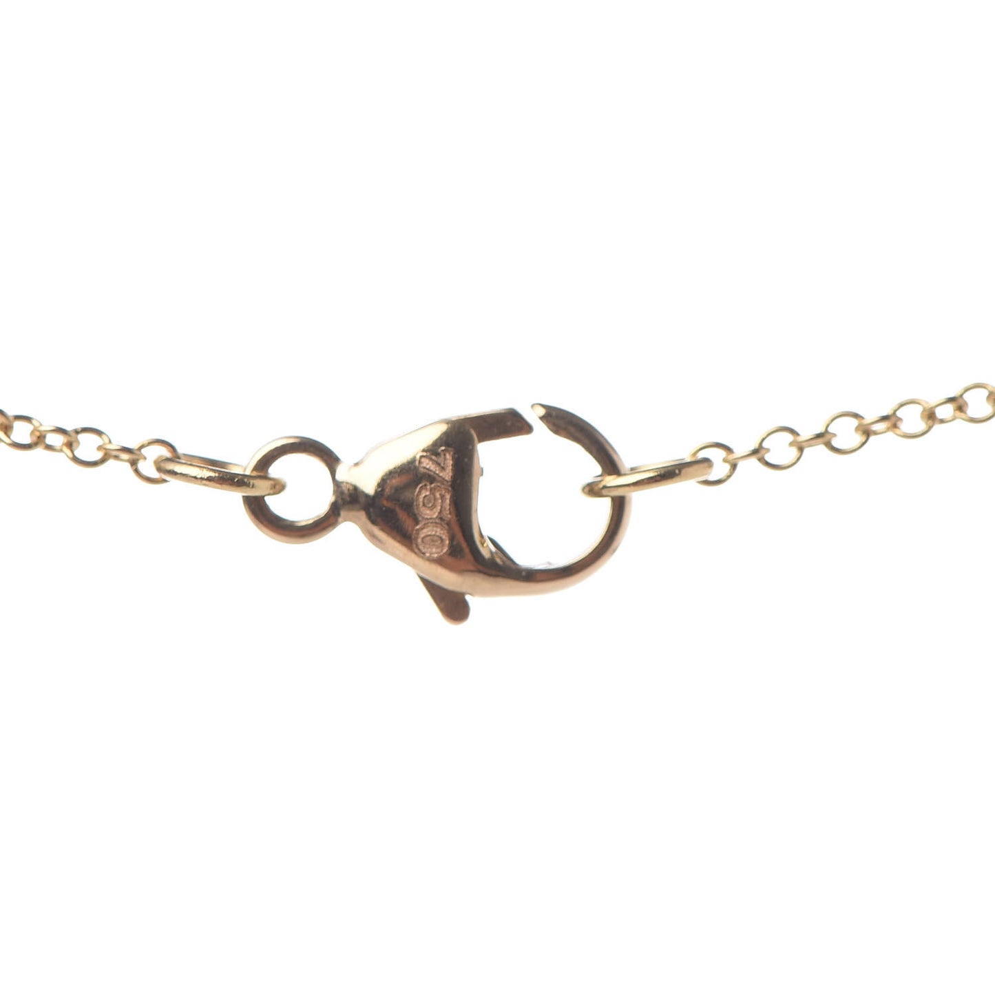 18K Yellow Gold Blue Sapphire Diamond Evil Eye Necklace