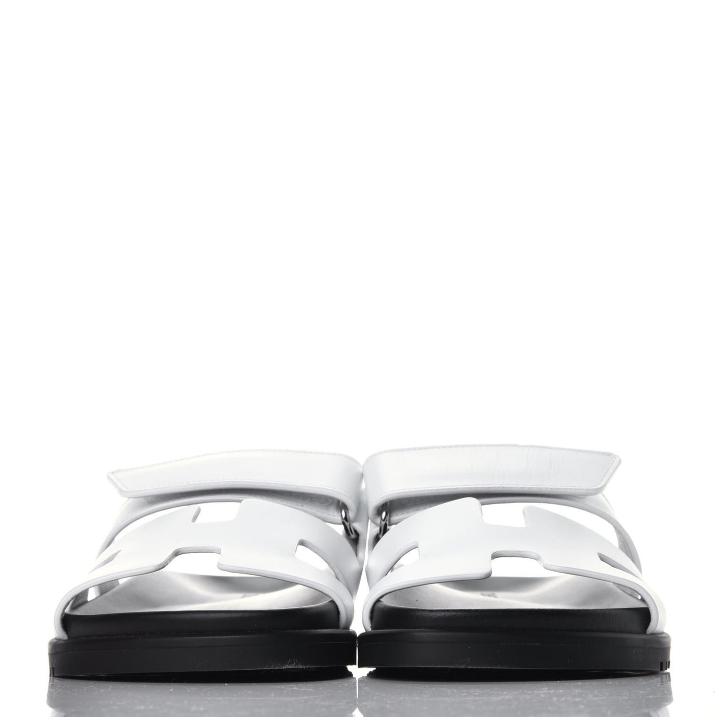 Calfskin Womens Chypre Sandals 36 White