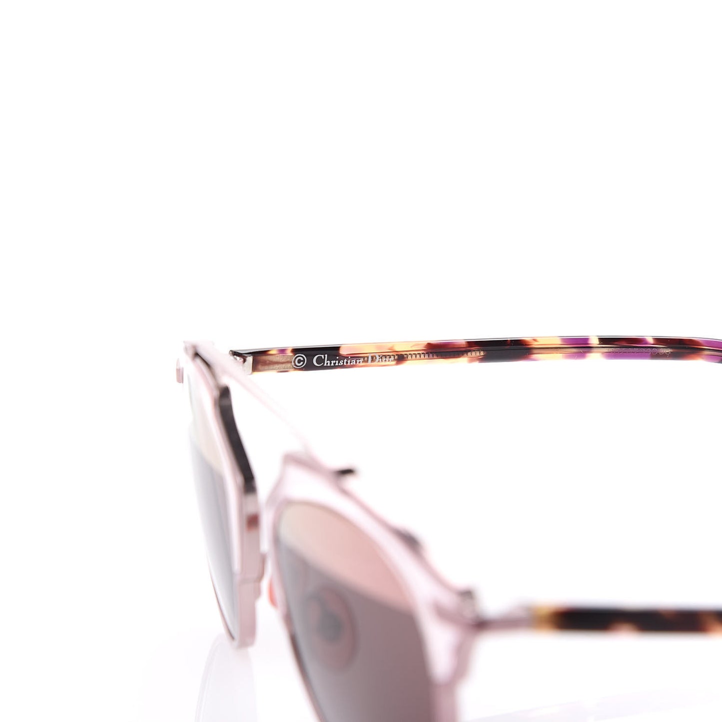 Mirrored So Real Sunglasses Pink Tortoise