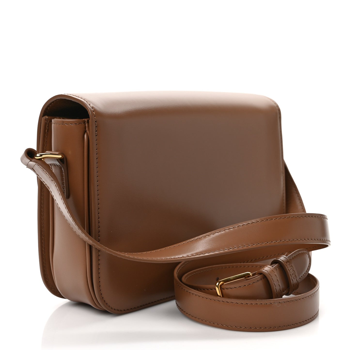 Shiny Calfskin Medium Triomphe Bronze