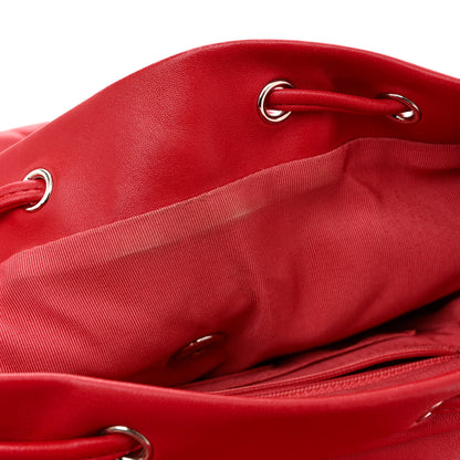 Chanel Lambskin Quilted Small Urban Spirit Backpack Red 10 of 10